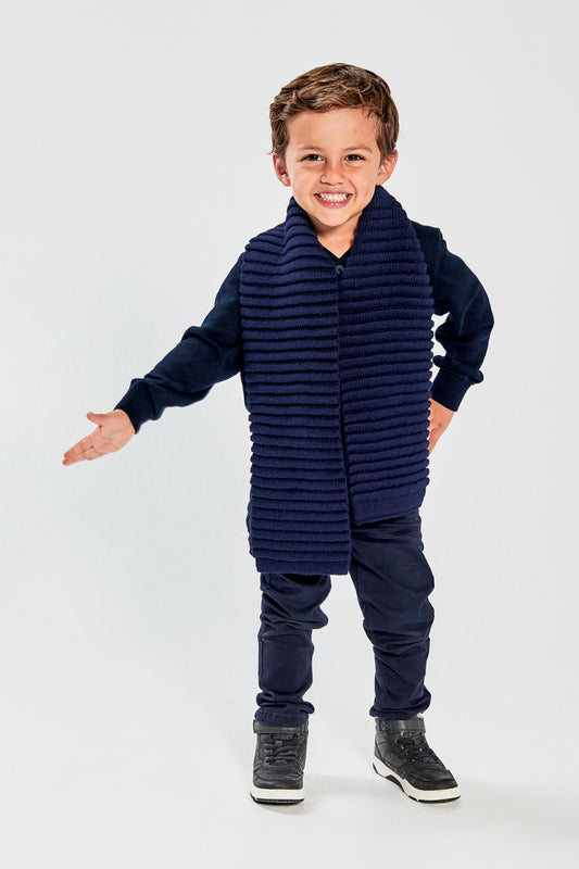 Kids (4-5 Years) Ribbed Scarf